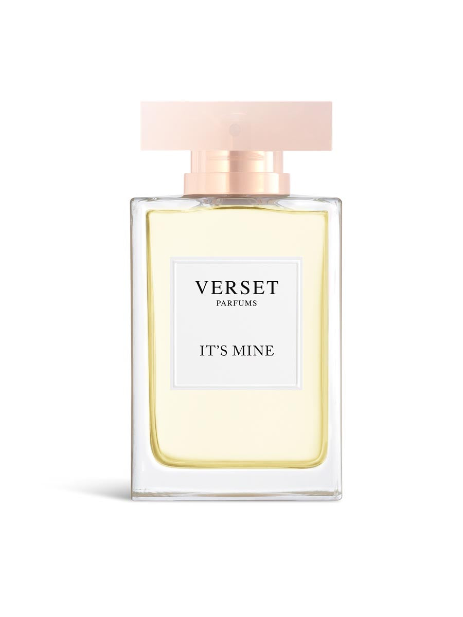 Verset Parfums 'It's Mine' perfume bottle on a white background
