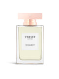 Perfume bottle labeled 'Suggest' by 'Verset Parfums' on a white background